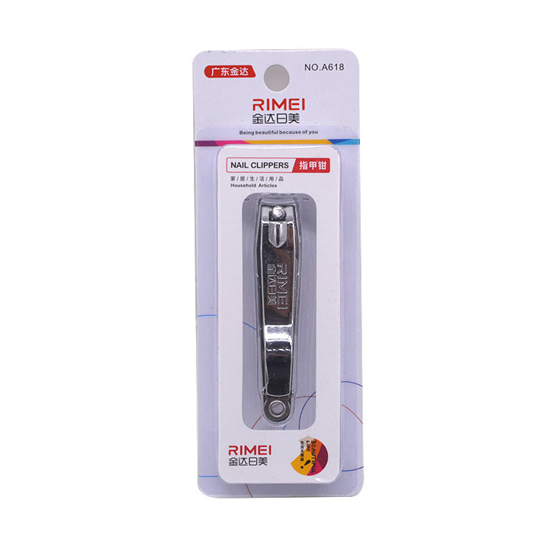 Genuina Jinda Rimei pinza de uñas de acero inoxidable, cortadora de uñas de corte inclinado grande, tijeras de uñas, conjunto de uñas con molienda de uñas