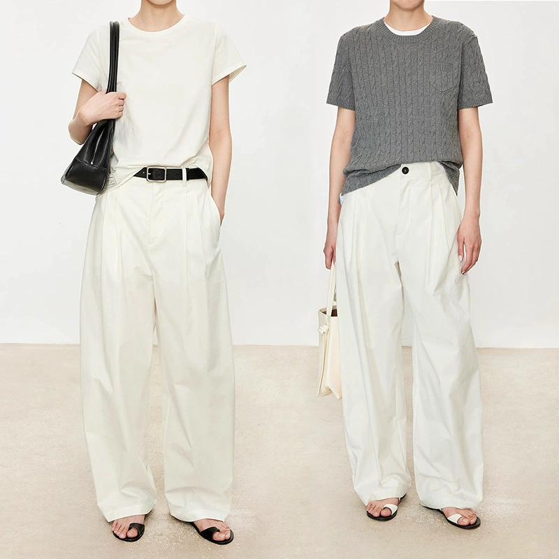 2025 весной и летом регулируемый старый стиль денег минималистские повседневные брюки изогнутые штаны с мачете