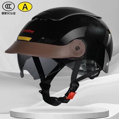 Motorcycle electric car helmet 3C Motosiklet kaskı (dəbilqə) - zero-sense-skylight-black
