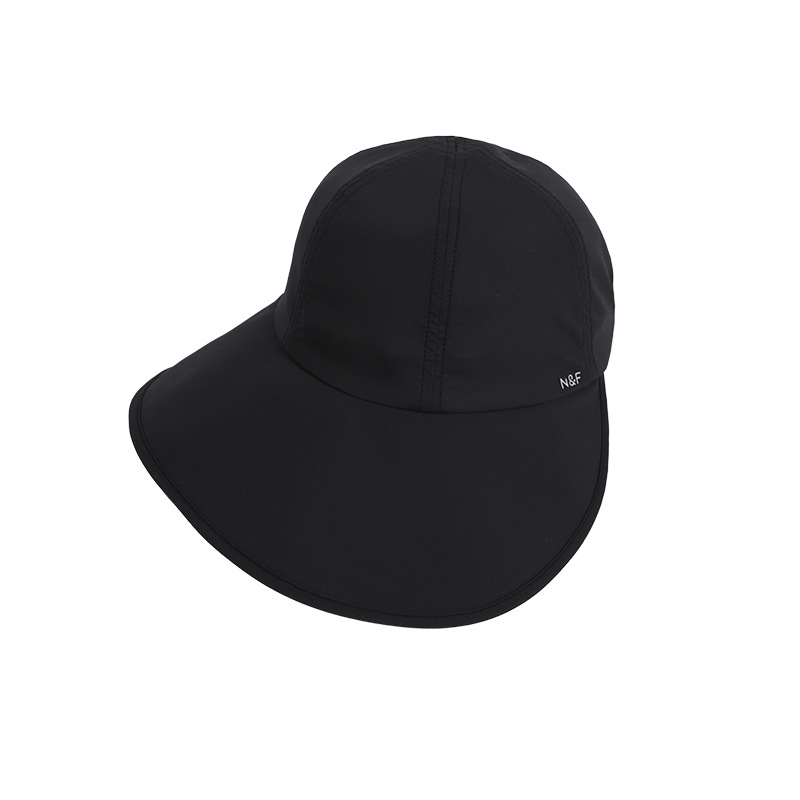 Cappello estivo casual da donna a tesa larga, stile banano, da pescatore, con protezione solare, per visi rotondi, design sottile, cappello a bacinella_voghion.com
