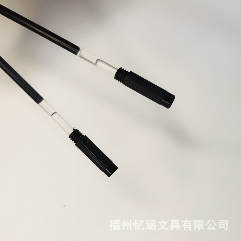 11.6cm直径3mm速乾金属細筆直管回転黒赤青緑中性ペン芯弾頭滑らか|undefined