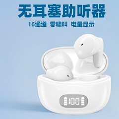 高齢者向けのクロスボーダー耳内型補聴器、インテリジェントノイズリダクション、磁気充電、耳栓不要、難聴者向け耳掛け型補聴器
