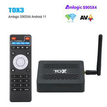 TOX3���ӻ�����S905X4��׿11���粥����˫Ƶwifi������tv box����