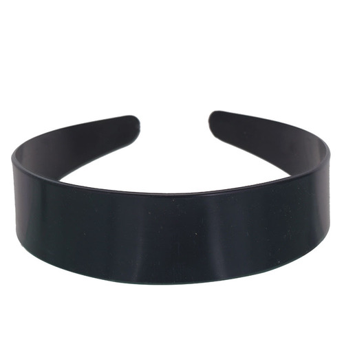 Black plastic hairband twist rod national style head buckle New Year Christmas DIY headband elementary school student hair band 