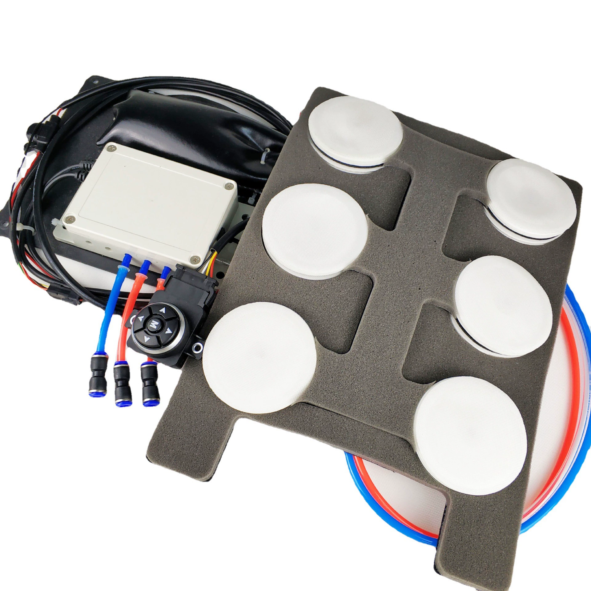 Массажное автомобильное сиденье, модифицированное авиационное сиденье, автомобильное сиденье, поясничная поддержка, подушка безопасности, шестиуровневый пневматический массажный пояс, поясничная поддержка