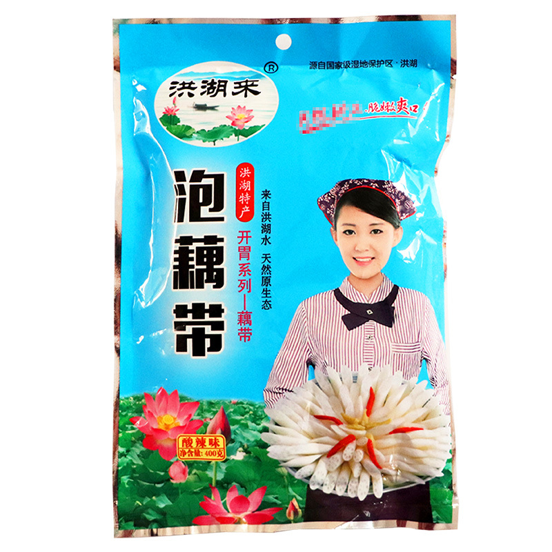 洪湖来泡藕带400g/袋 酸辣泡椒藕尖即食泡菜下饭开胃菜 湖北特产