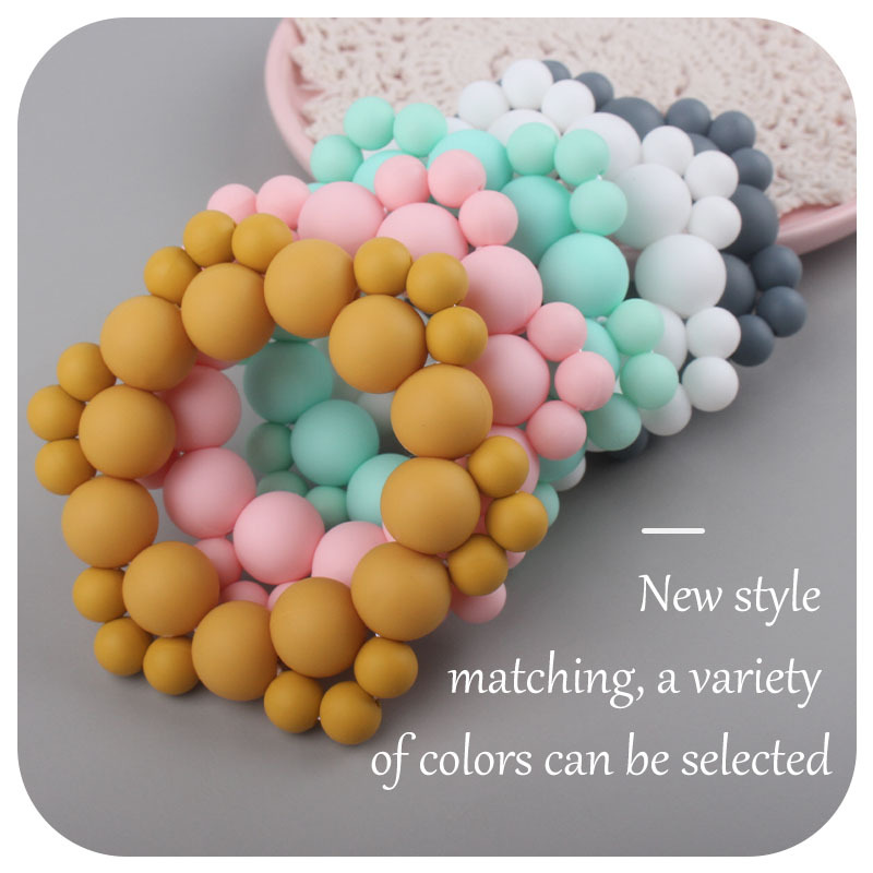 INS estilo nuevo bebé suministros joyería de silicona bebé molar teether bebé calmante teether stick diente Shaper teether