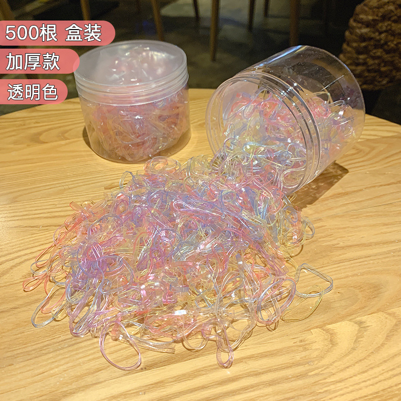 Banda de goma para niños, niñas, bebés, adornos de cabello para niños pequeños, anillo de cabello elástico, banda de goma desechable