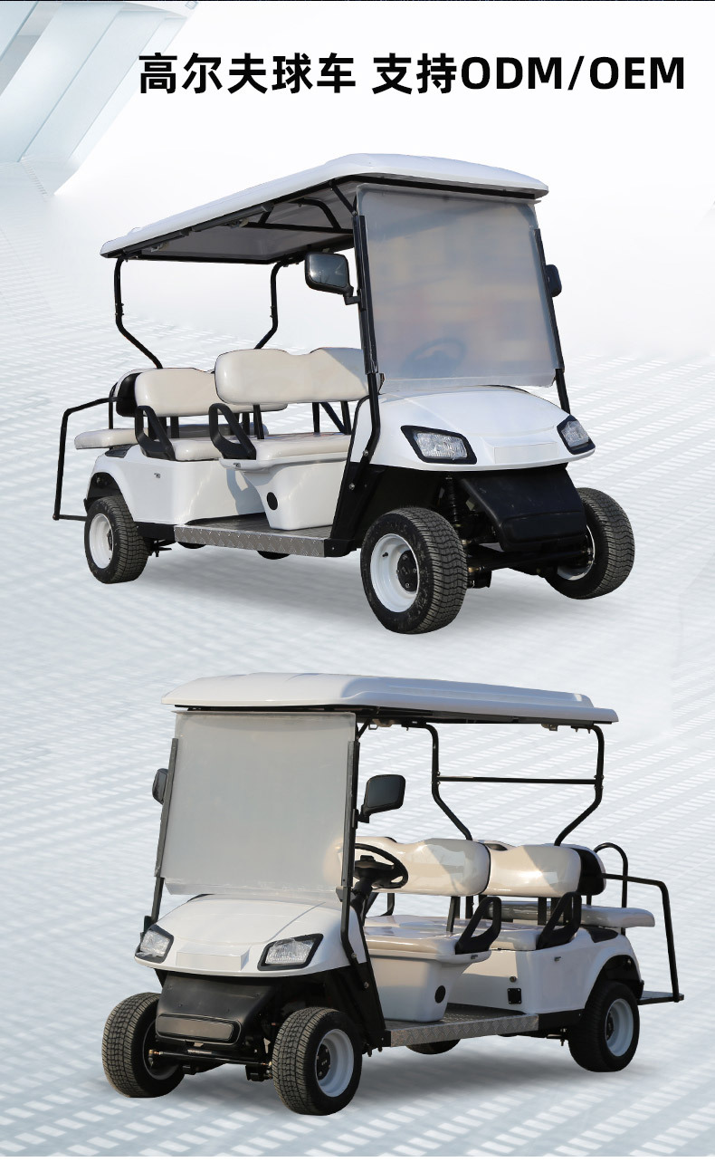 Golf Carts for Export, 4-Seater and 6-Seater Sightseeing Carts, Hotel Electric Golf Carts, Sightseeing Carts