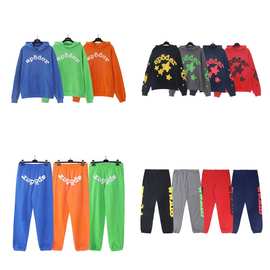 高品质跨境外贸批发经典款Spider hoodies星星多色街头潮流连帽衫