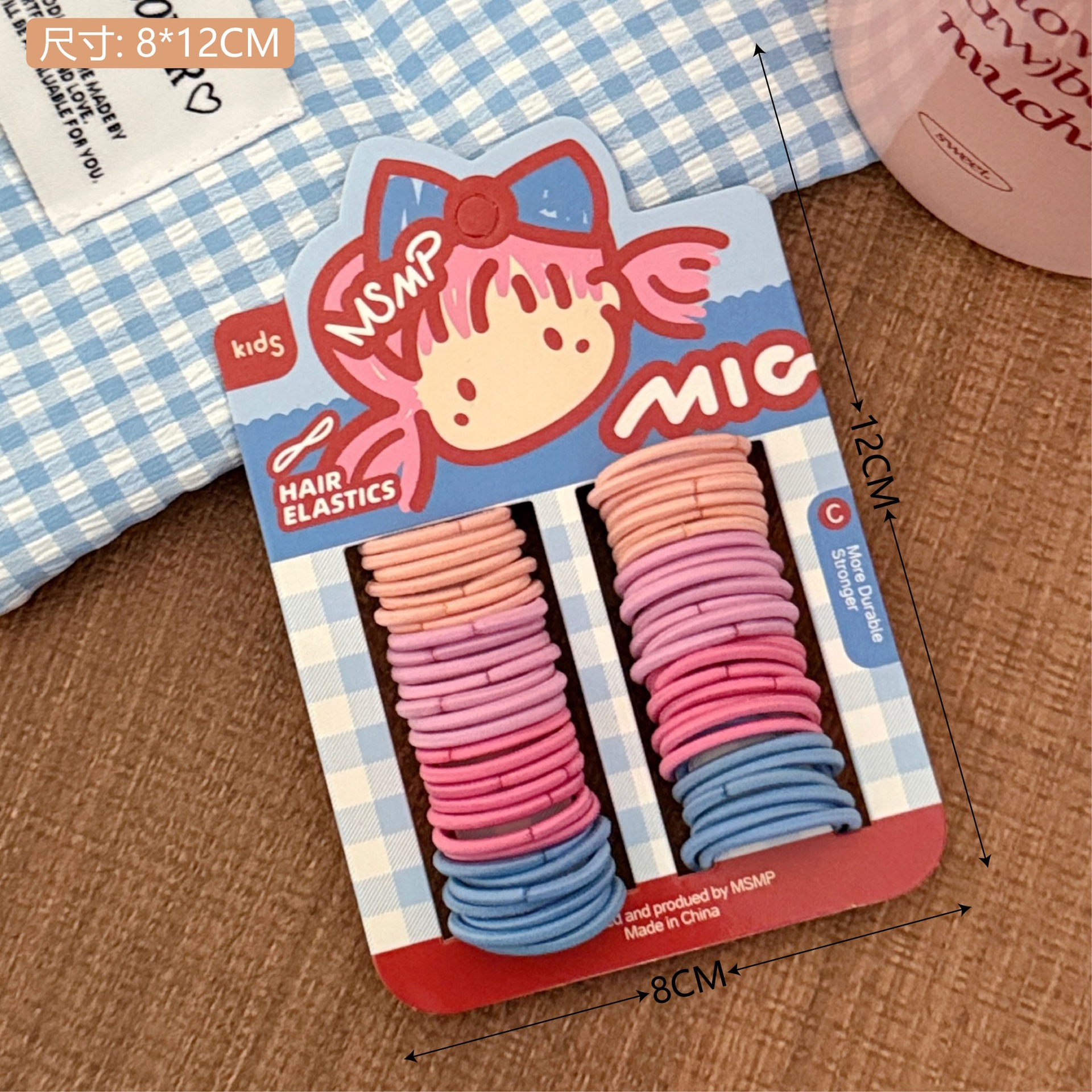 Celebridad de Internet básica del todo-fósforo banda de Pelo elástico colorido 10 piezas banda de pelo estilo coreano ins banda de goma Mori accesorios para el cabello