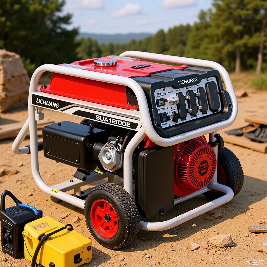 5kw 6kw 7kw 8kw 汽油发电机家用低噪音220v 380v跨境专供