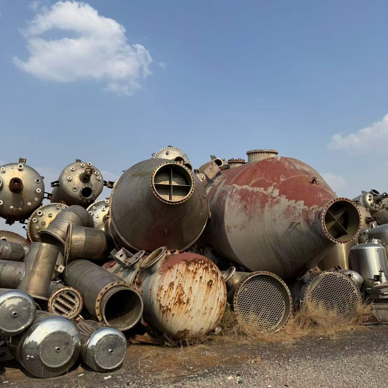 15吨双效钛才强制循环蒸发器 二手钛才MVR蒸发器 浓缩结晶器