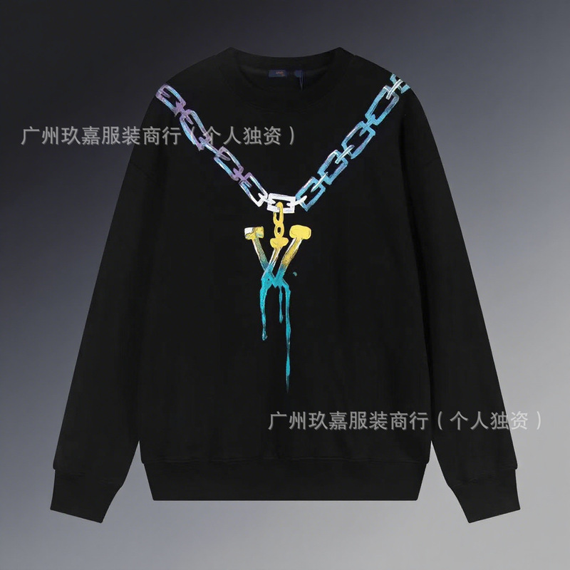 跨境.正确版.驴家秋冬系列高克重纯棉长袖卫衣高版本.25新款|undefined