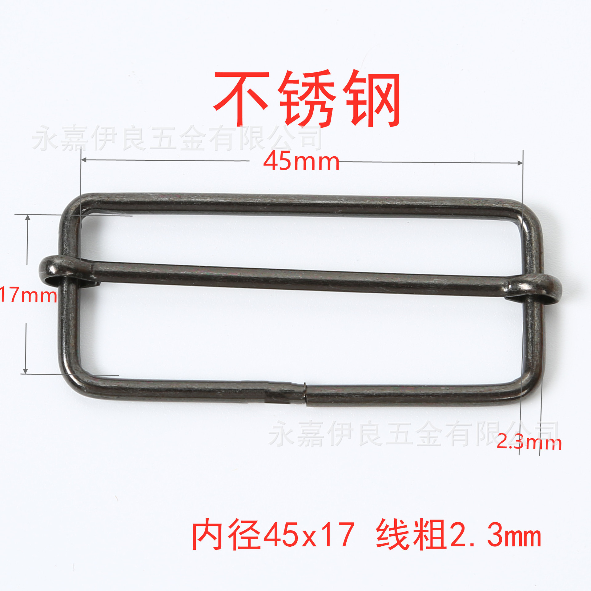 Venta directa de fábrica de hebillas metálicas en forma de D en stock, hebillas ajustables de acero inoxidable, nuevas hebillas de tracción, hebillas de tres niveles de cobre, hebillas de alambre de hierro. image 154