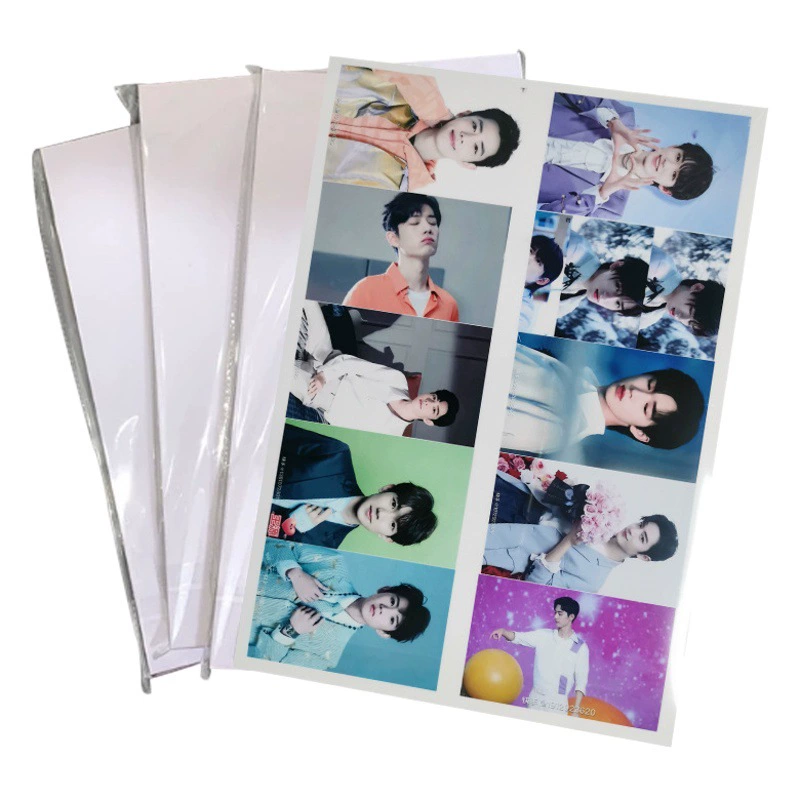 ПЭТ кристалл с клеем для фотобумаги для наклейки расходных материалов