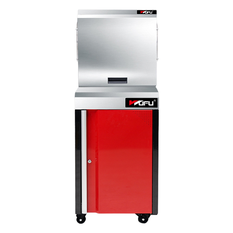 Banco de limpieza para pistolas de pulverización Five-Fortune para la protección ambiental y el reciclaje de líquidos residuales y gases de escape, banco para pistolas de pulverización de pintura para la protección ambiental y el ahorro de energía.