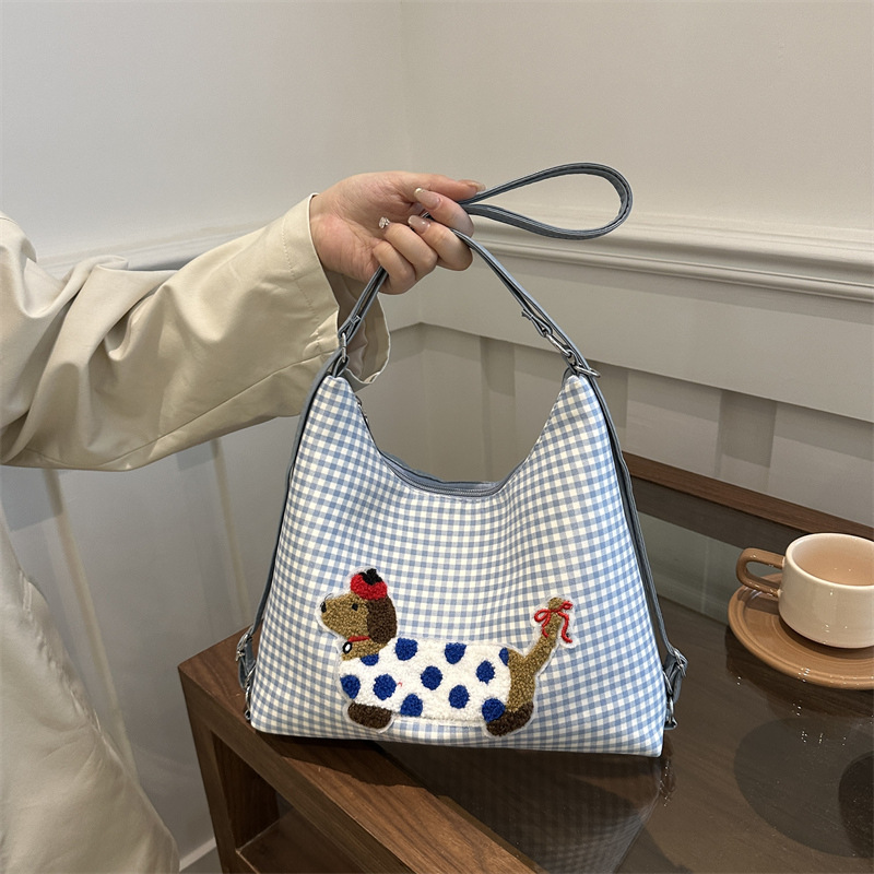 Casual bolso para perros bolsas de lápiz para mujeres 2024 nueva mochila de viaje ligera de un solo hombro bolso de gran capacidad mochila