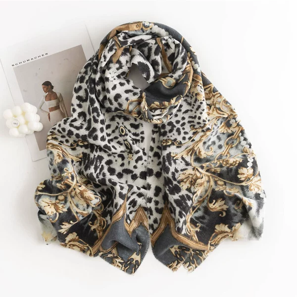 FH23-5354-1 mirror leopard print