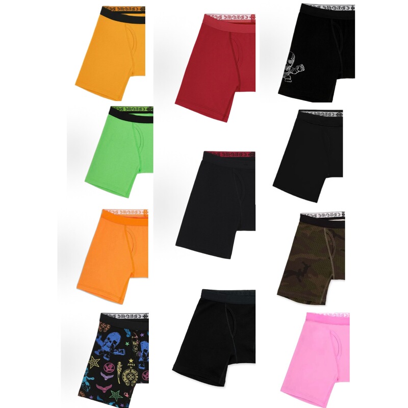Long Cross Logo Elastic Boxer Briefs Sports Four-Corner Couple Underwear Ch Long Cross Logo Elastic Boxer Briefs Sports Four-Corner Couple Underwear Ch