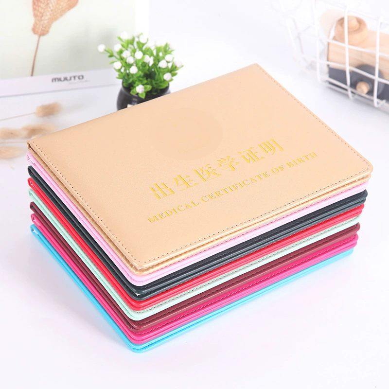 Толстый двойной чехол для свидетельства о рождении