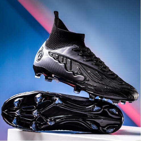 Zapatos de fútbol auténticos para hombres y mujeres, estudiantes de entrenamiento para adultos, césped artificial ag, zapatos de fútbol antipatinantes transpirables profesionales