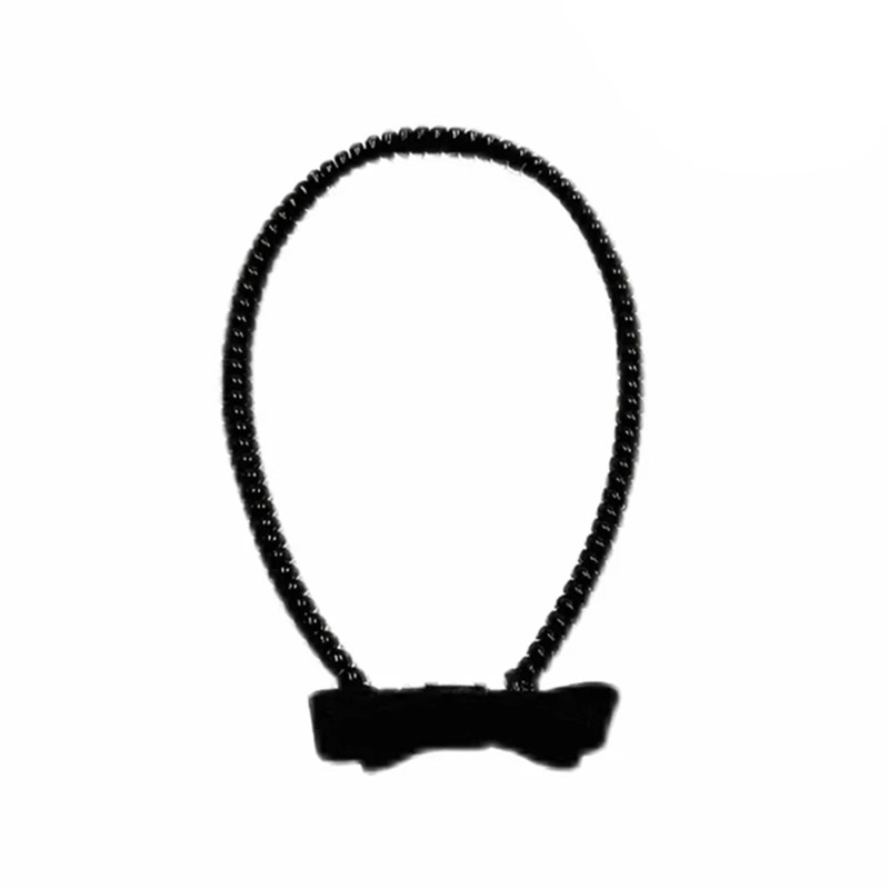 Línea telefónica larga coreana, diadema, diadema, ambiente femenino de doble uso, temperamento, cuerda para el cabello, lazo, cuerda para el cabello, accesorios para el cabello