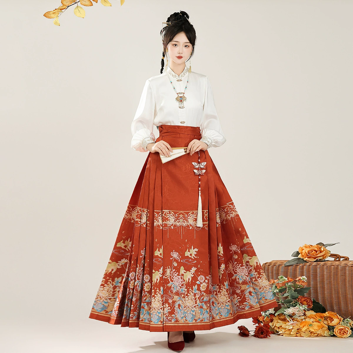 Genuine design long Hanfu, Chinese style