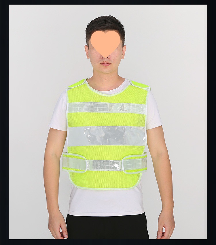 chaleco reflectante ventilación construcción ropa de seguridad sanitaria medioambiental tráfico servicio de trabajo chaleco reflectante se puede ajustar