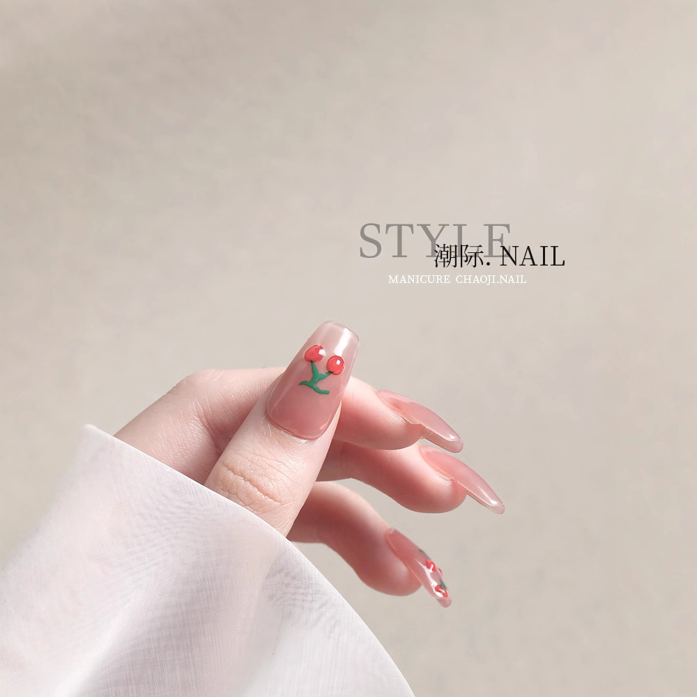 Pegamento pintado sólido estilo japonés 2021 uñas negro blanco salón de uñas fototerapia especial esmalte de uñas extraíble 12 colores traje