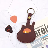Пятно многоцветный гитарный подбор кожаный чехол для ключей Ucriris сумка для хранения мини-держатель