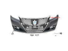 适用于丰田日规皇冠14代改装前杠总成 带皇冠标 带中网