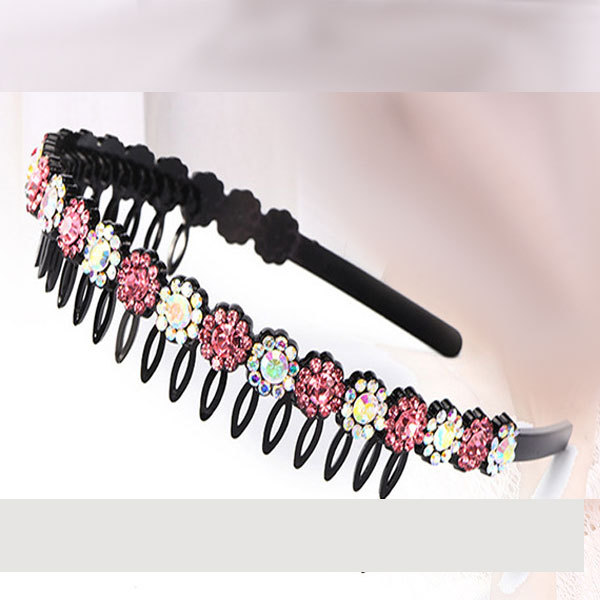 Al por mayor diadema dentado antideslizante simple horquilla todo partido horquilla cara lavado tocado hembra horquilla pelo banda Accesorios