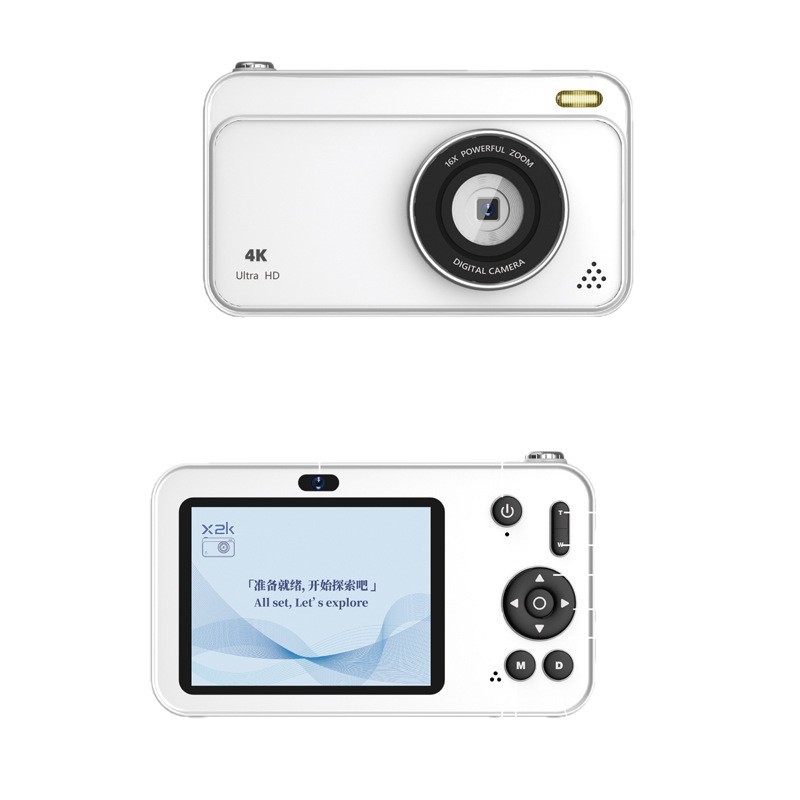 Cámara digital transfronteriza X2KCCD 4k video 6800W HD píxeles selfie cámara de tarjeta de belleza image 5