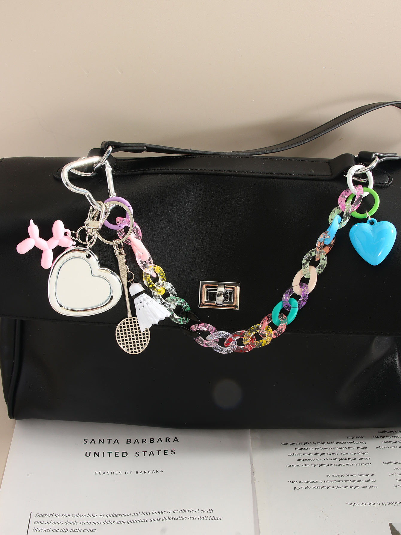 1 Piece Quantity Daily Occasion Alloy Material 1 Piece All Seasons Alloy Cartoon Bag Pendant