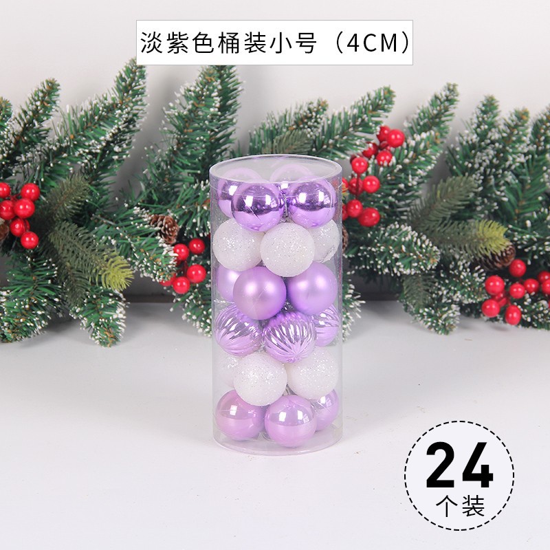 Decoraciones de Navidad Bola brillante árbol de Navidad colgante tienda ventana colgante de Navidad regalo Bola de barril