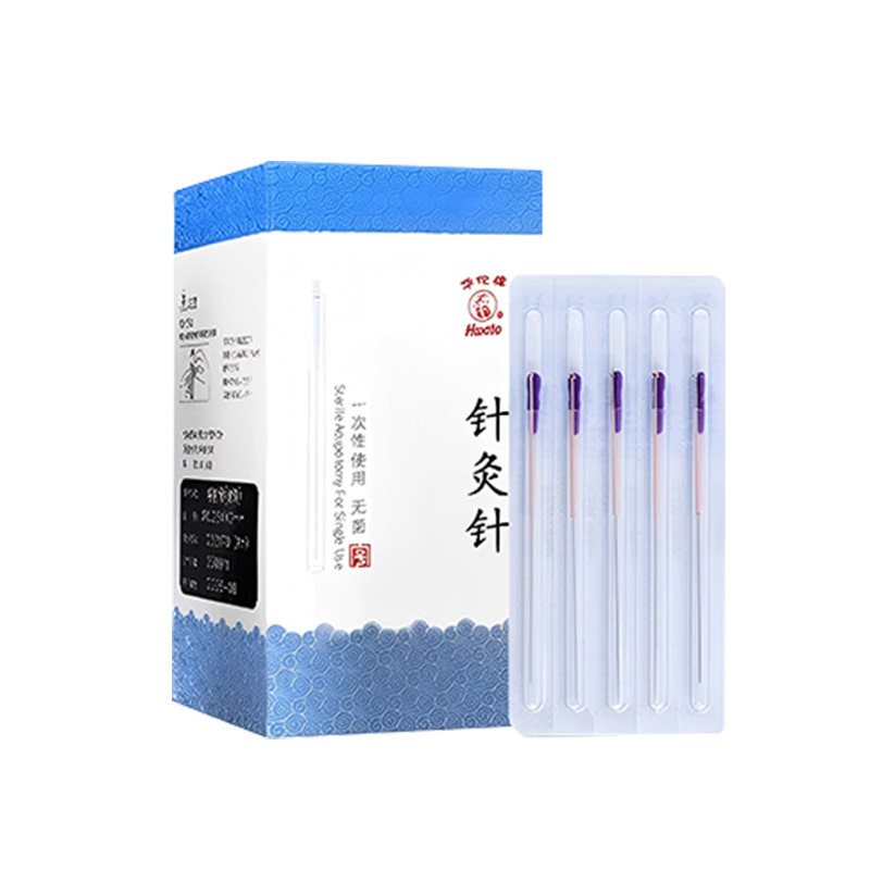 華佗牌使い捨て無菌鍼灸針、挿管式銅柄鍼灸針、非銀針、医療用