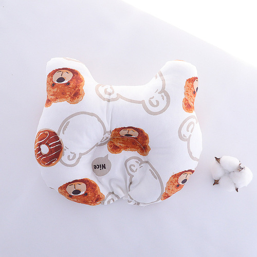 Newborn baby shaping pillow cotton U-shaped pillow baby bear pillow eccentric head correction shaping pillow baby pillow