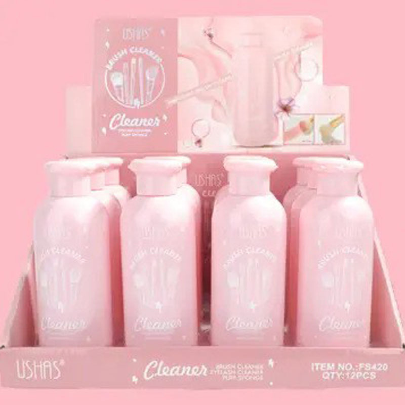 (Caja de presentación) Solución popular de la limpieza del cepillo del maquillaje de USHAS duradera