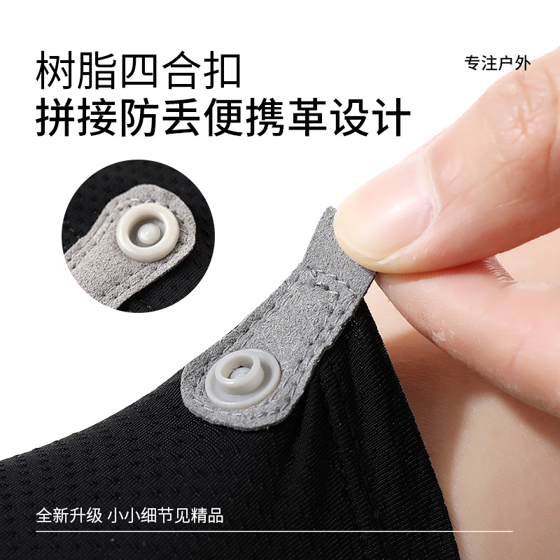 Guantes de medio dedo de pesca profesional para hombres, protector solar al aire libre de verano, seda de hielo de medio dedo, guantes de Luya transpirables, antideslizantes y de secado rápido