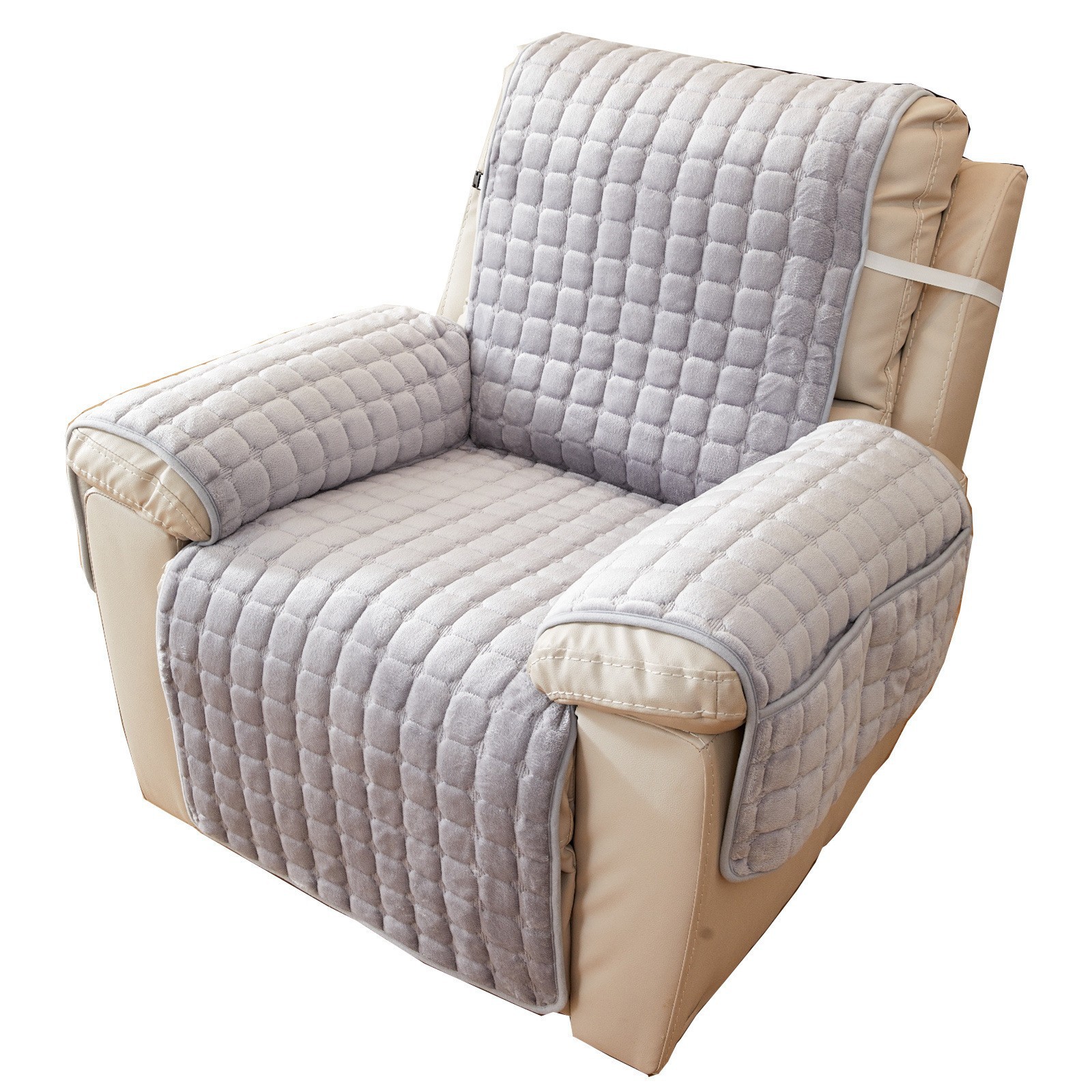 Housse de canapé élastique style romantique français moderne_voghion.com