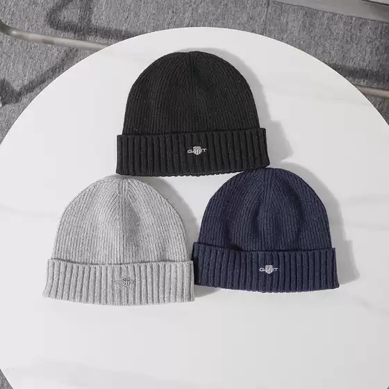 US Stock~ Unisex Chunky Knit Wool Blend Embroidered Warm Beanie Knit Hat 2175