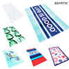 Europe and America Beach towel goods in stock wholesale Hawaii Customs activity printing Cede Cartoon Bath towel 180*90cm