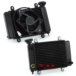 ATV off-road motosiklet aksesuarları su soyuducu fan isti su çəni radiator