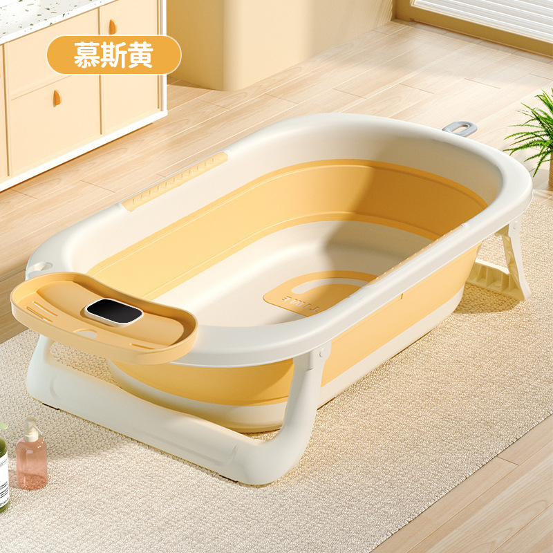 bañera de bebés sensible al calor bañera de bebés plegable bañera de plástico doméstica bañera de bebés bañera de bebés artículos recién nacidos