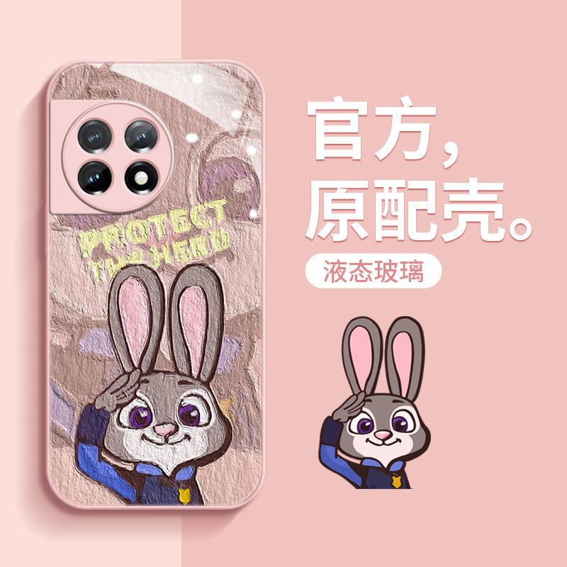 One Plus ace2 Mobile Phone Case for oppo New 2V Oil Painting Cartoon 1+11 Couple 10pro Drop-resistant 9 Protective Case