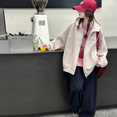 女童超好看卫衣外套春秋2025新款女大童秋装连帽开衫儿童韩系上衣