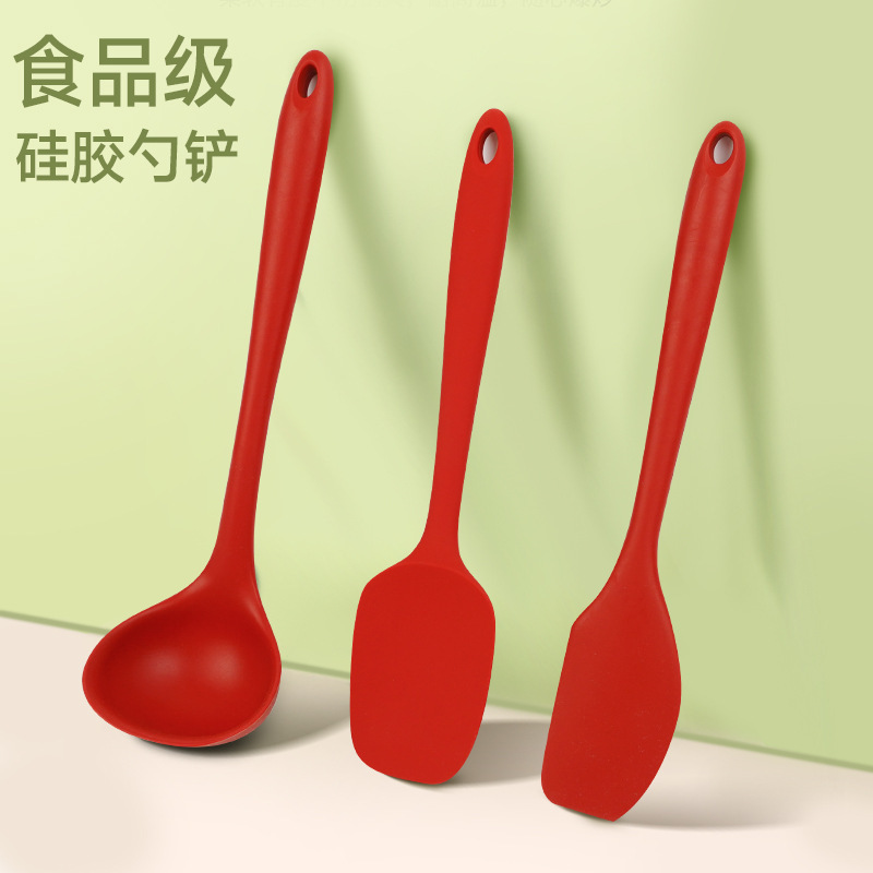 食品シリカゲルスープスプーン大盛スープスプーン家庭用キッチンベーキングツールスクレーパー卸売り|undefined