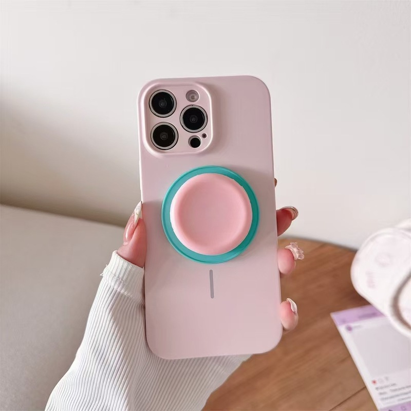 細い輪状の液体シリコン磁気吸着式、iPhone17pro、Apple 16promax、タッチボタン15p対応の携帯電話ケース|undefined