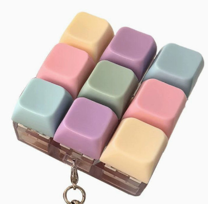 Nine-key transparent shell-mkl blue